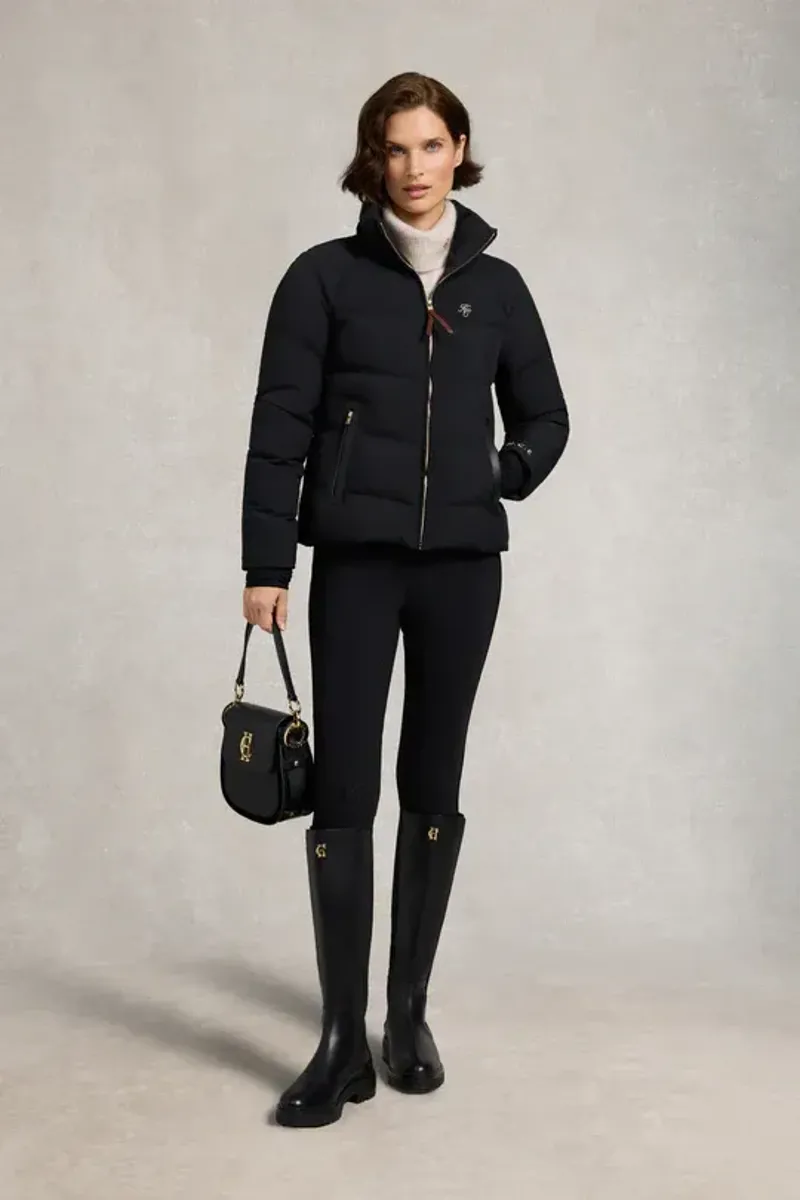 Holland Cooper Chiltern Yard Jacket Ladies in Black-3