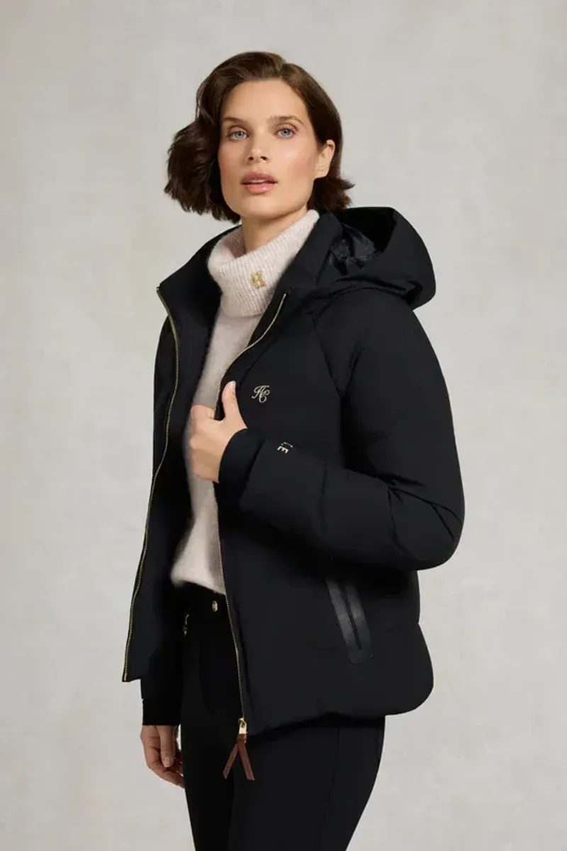 Holland Cooper Chiltern Yard Jacket Ladies in Black-2