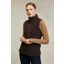 Holland Cooper Country Fleece Gilet Ladies in Chocolate