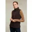 Holland Cooper Country Fleece Gilet Ladies in Chocolate