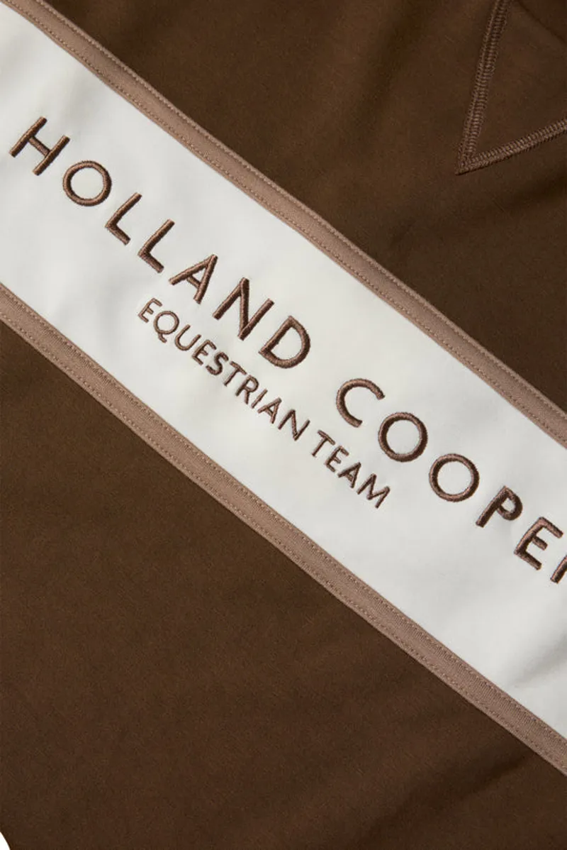Holland Cooper Equestrian Crew Neck Sweat Ladies in Chestnut-6