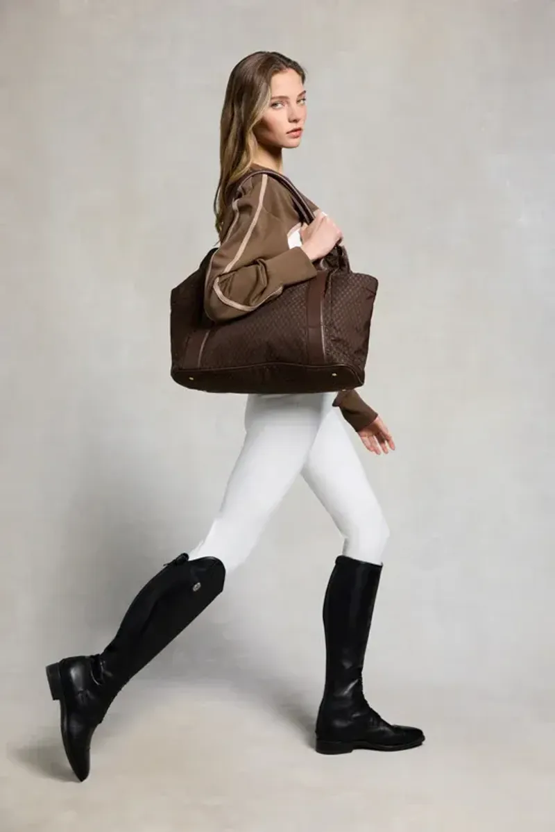 Holland Cooper Equestrian Crew Neck Sweat Ladies in Chestnut-4