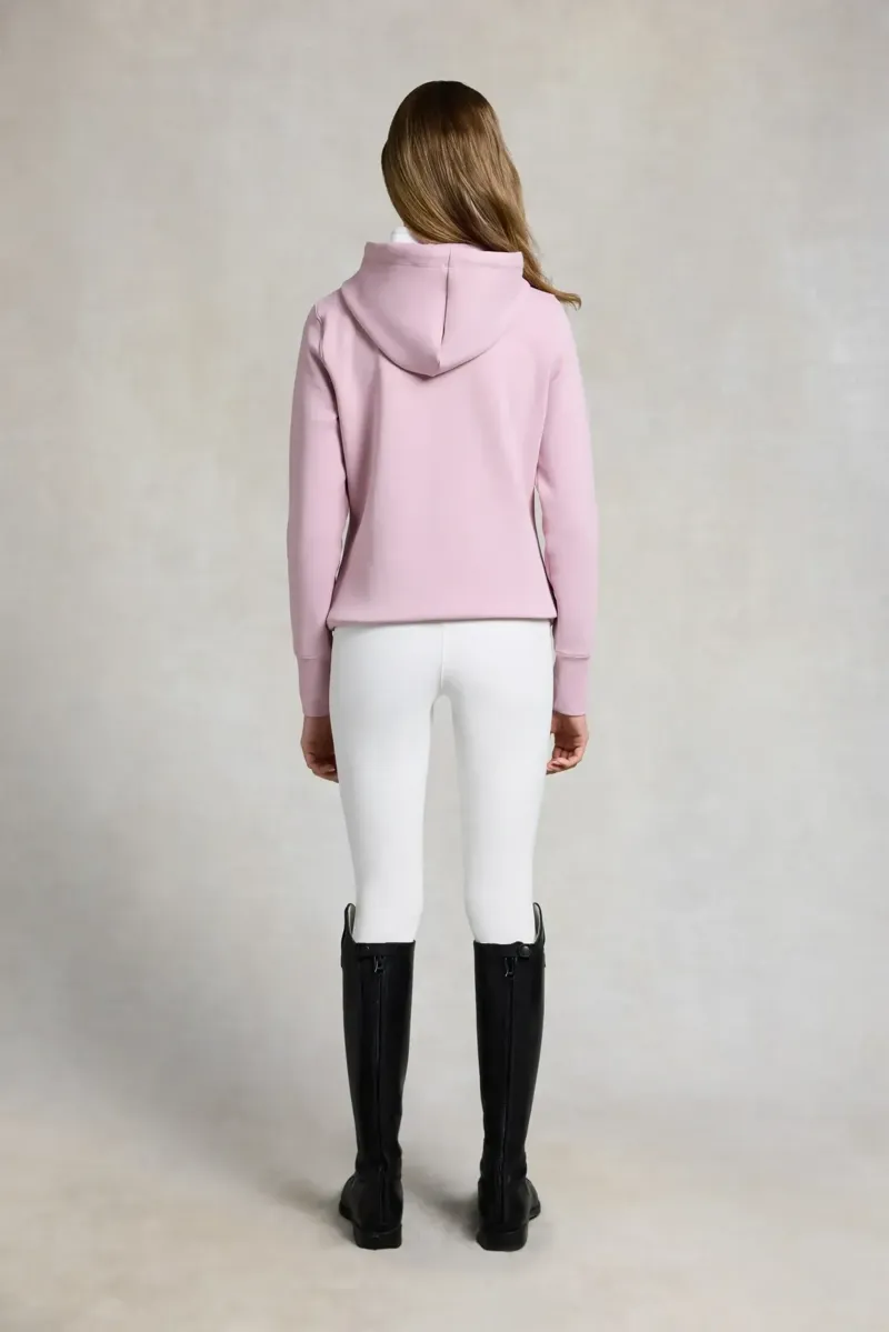 Holland Cooper Crystal Hoodie Ladies in Dawn Pink-3