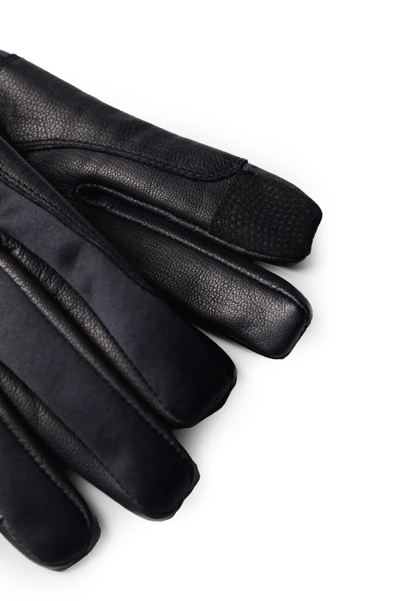 Holland Cooper Fleece Riding Gloves in Black-4