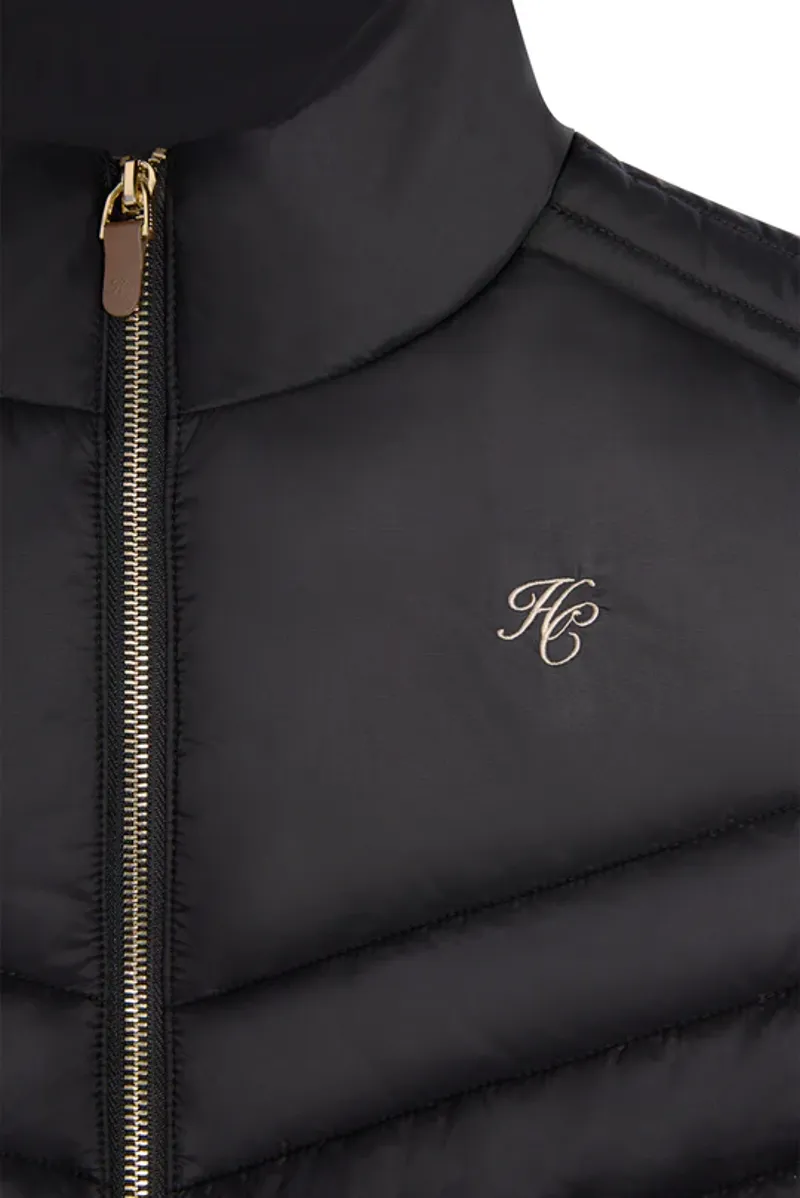 Holland Cooper Hybrid Equestrian Gilet Ladies in Black-4