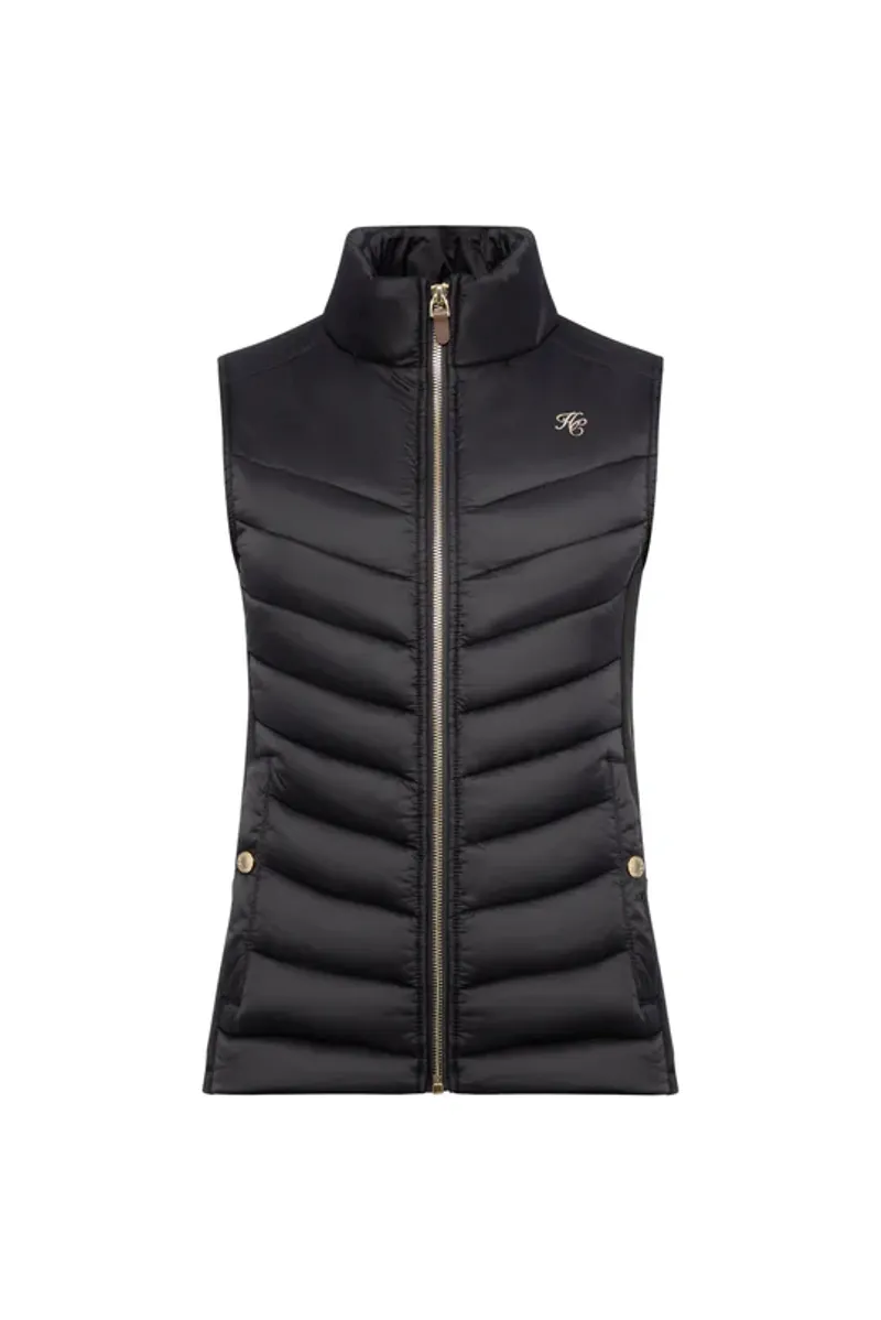 Holland Cooper Hybrid Equestrian Gilet Ladies in Black-8