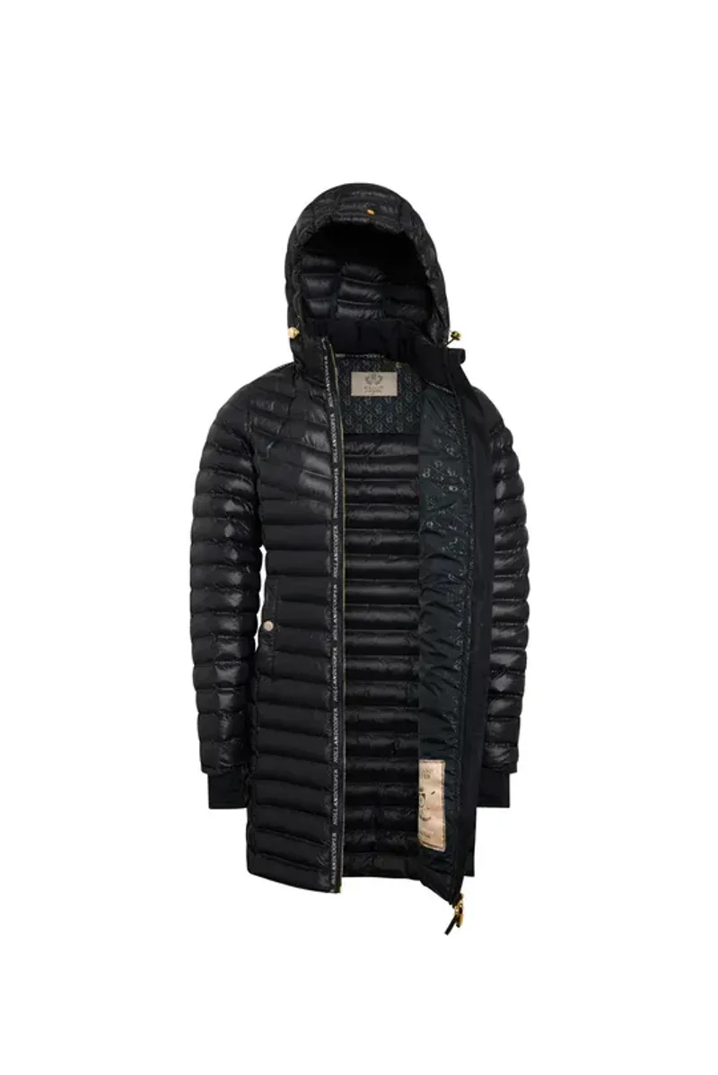 Holland Cooper Lightweight Puffer Coat Ladies in Ink Navy-11