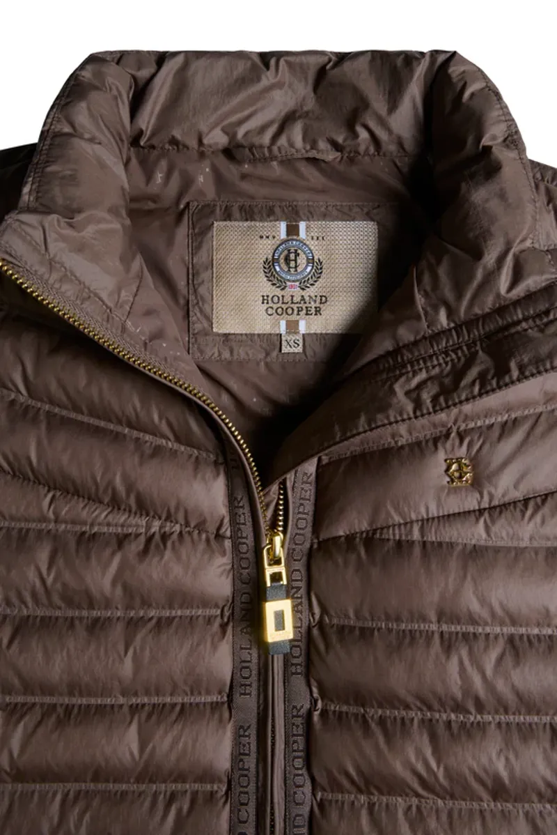 Holland Cooper Lightweight Puffer Gilet Ladies in Chestnut-8