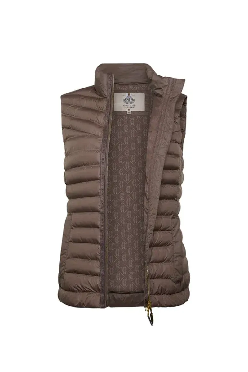 Holland Cooper Lightweight Puffer Gilet Ladies in Chestnut-7