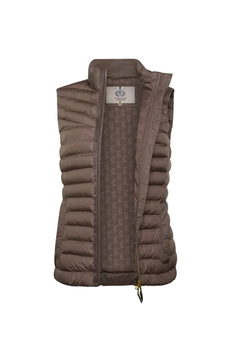 Holland Cooper Lightweight Puffer Gilet Ladies in Chestnut-6