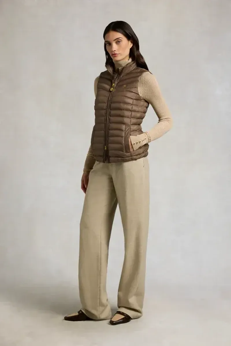 Holland Cooper Lightweight Puffer Gilet Ladies in Chestnut-4