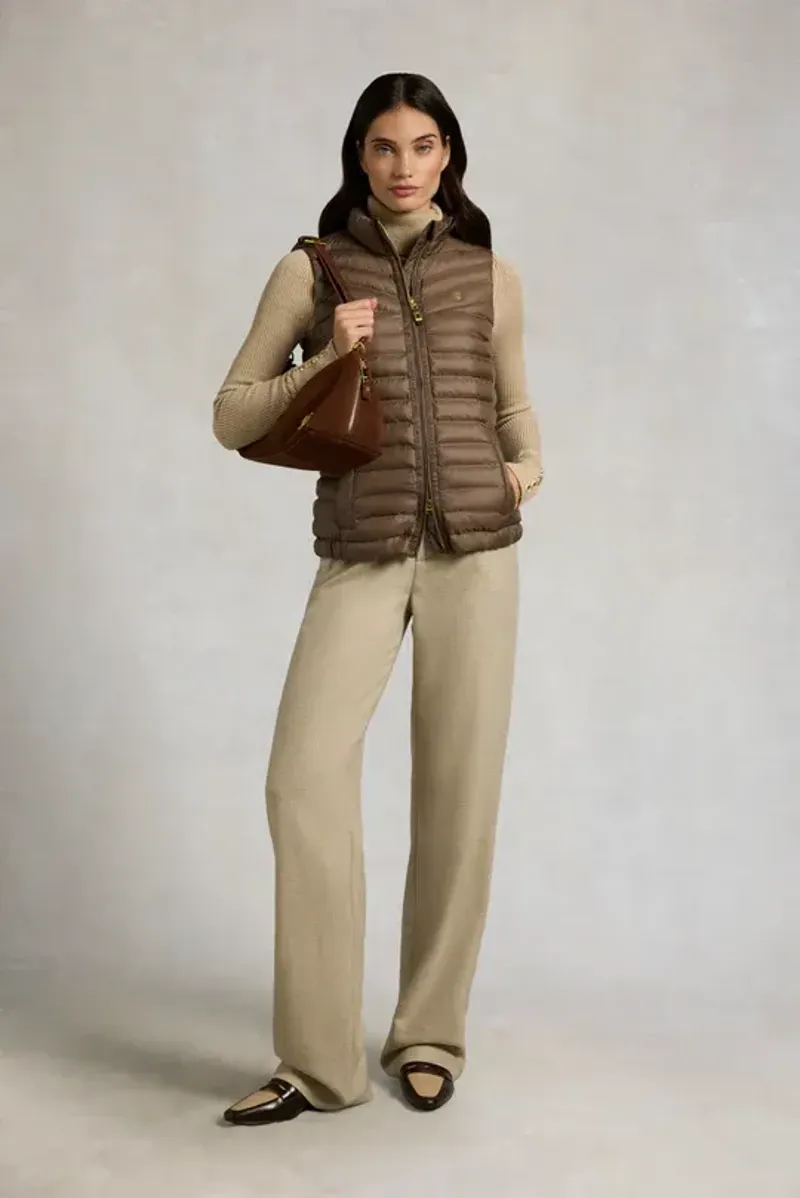 Holland Cooper Lightweight Puffer Gilet Ladies in Chestnut-5