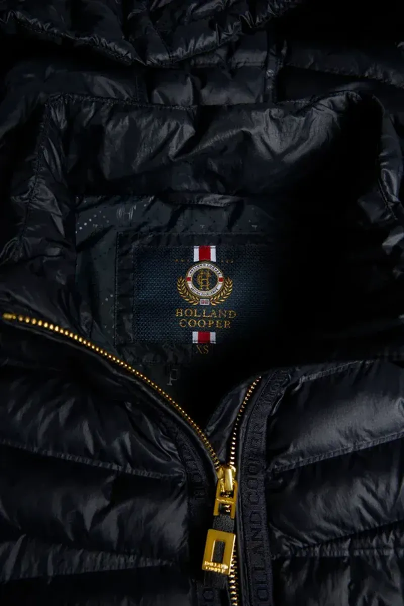 Holland Cooper Lightweight Puffer Jacket Ladies in Ink Navy-9