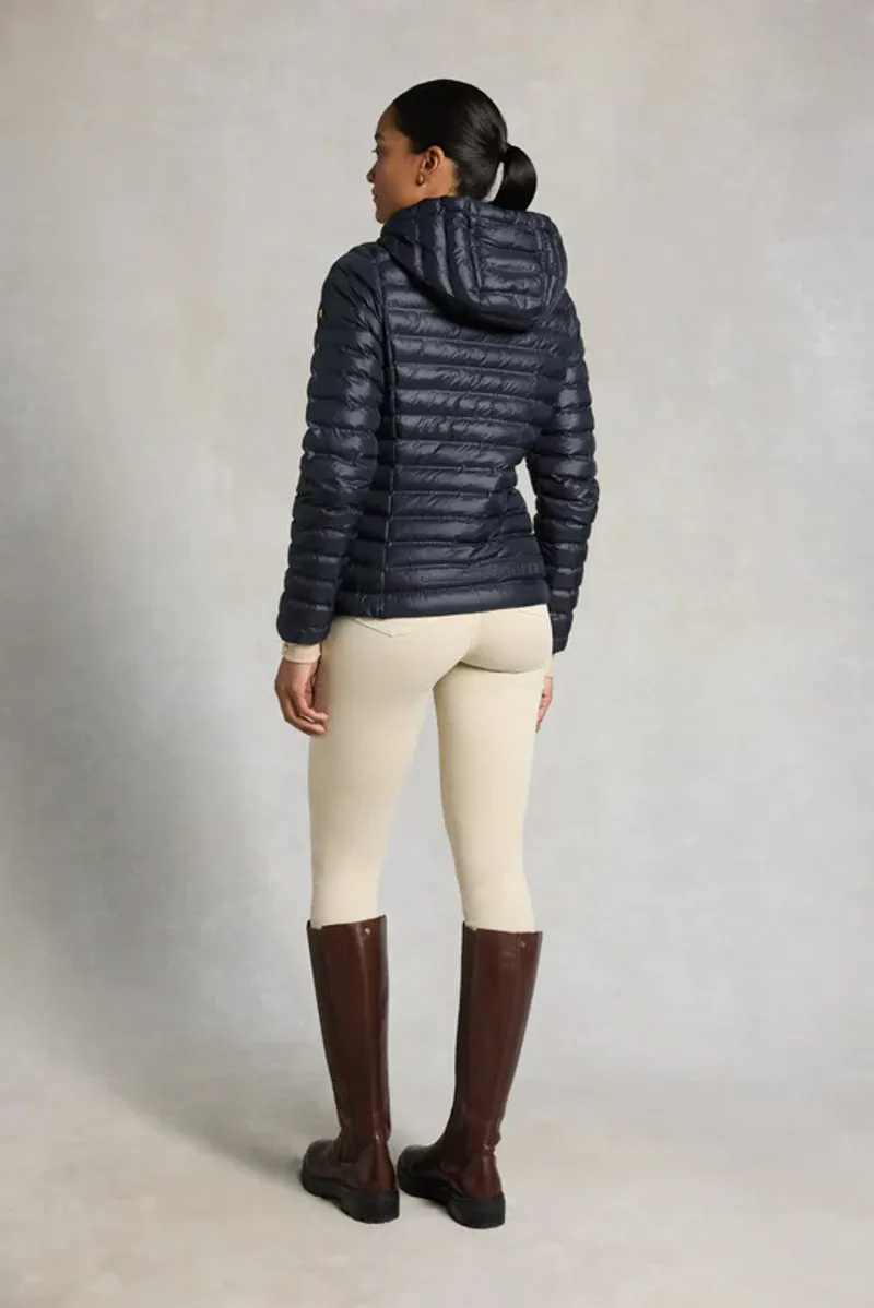 Holland Cooper Lightweight Puffer Jacket Ladies in Ink Navy-4