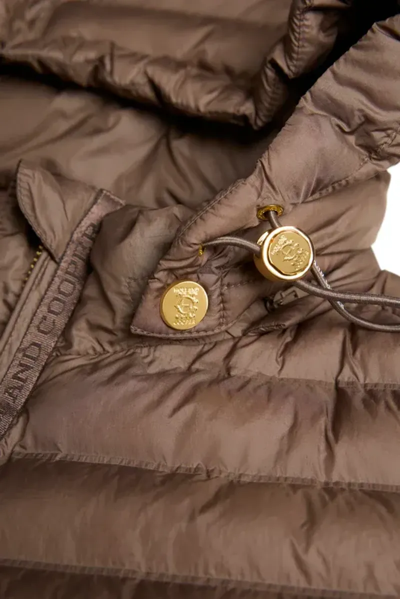 Holland Cooper Lightweight Puffer Jacket Ladies in Chestnut-6