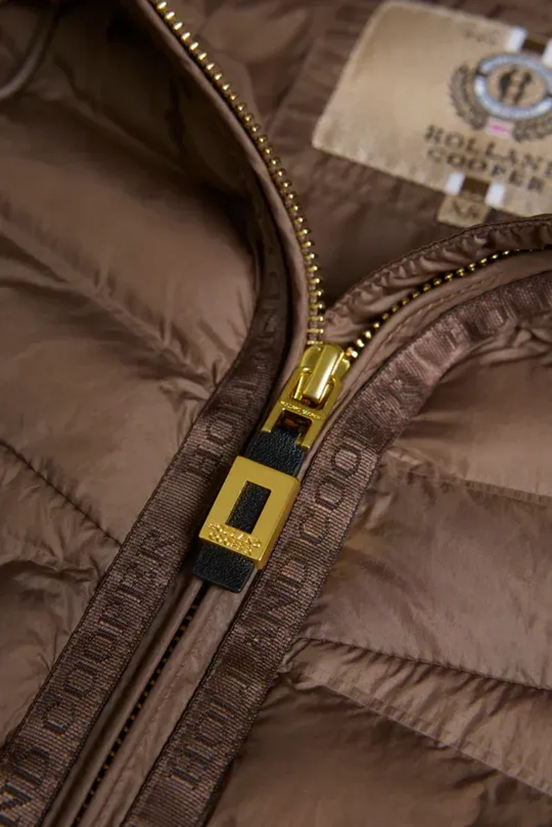 Holland Cooper Lightweight Puffer Jacket Ladies in Chestnut-7
