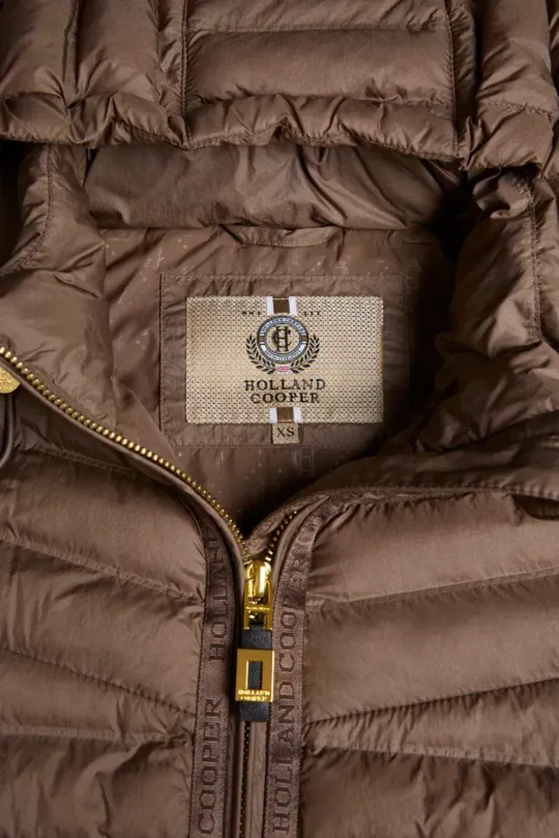 Holland Cooper Lightweight Puffer Jacket Ladies in Chestnut-8