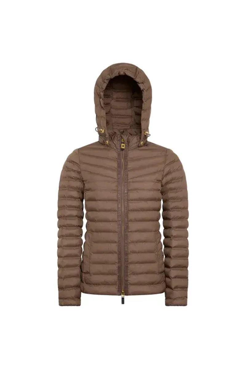 Holland Cooper Lightweight Puffer Jacket Ladies in Chestnut-10