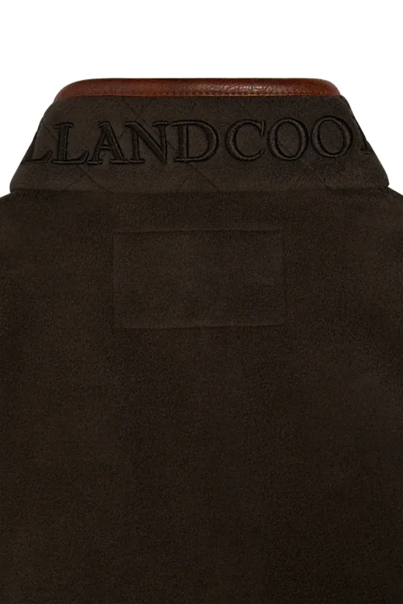 Holland Cooper Little Country Fleece Gilet in Khaki-5