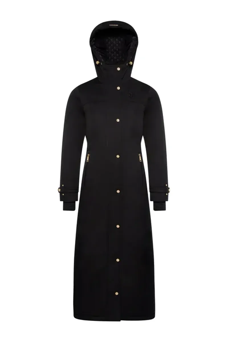 Holland Cooper Longline Training Coat Ladies in Black-6