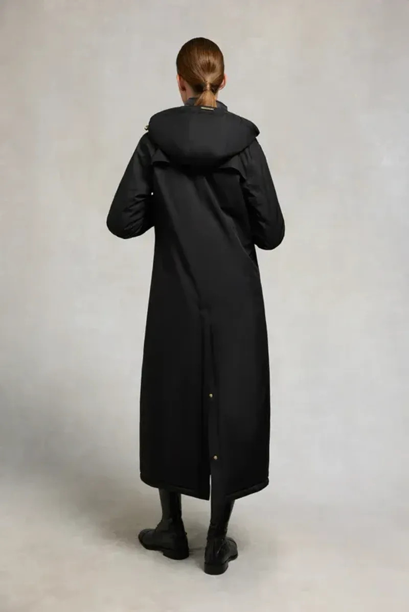 Holland Cooper Longline Training Coat Ladies in Black-3
