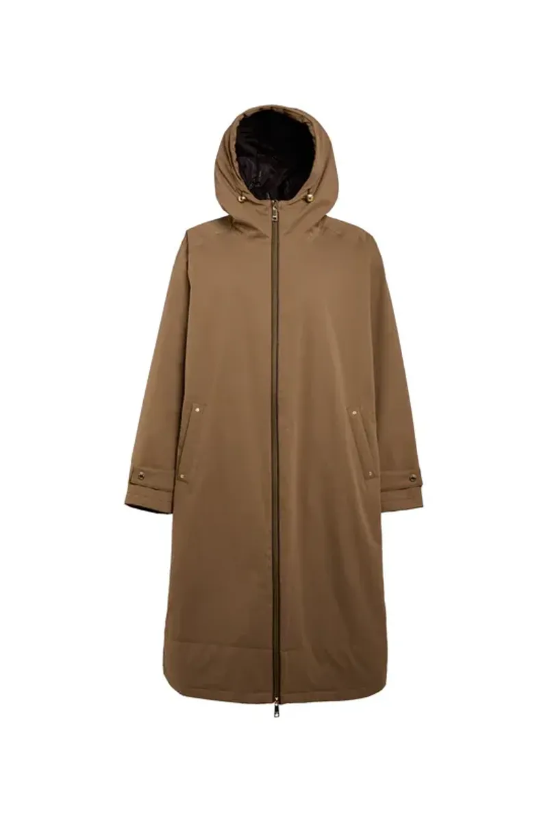 Holland Cooper One-Size Waterproof Coat Ladies in Mink-4