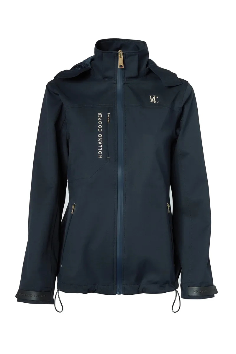 Holland Cooper Riding Shell Jacket Ladies in Ink Navy-4