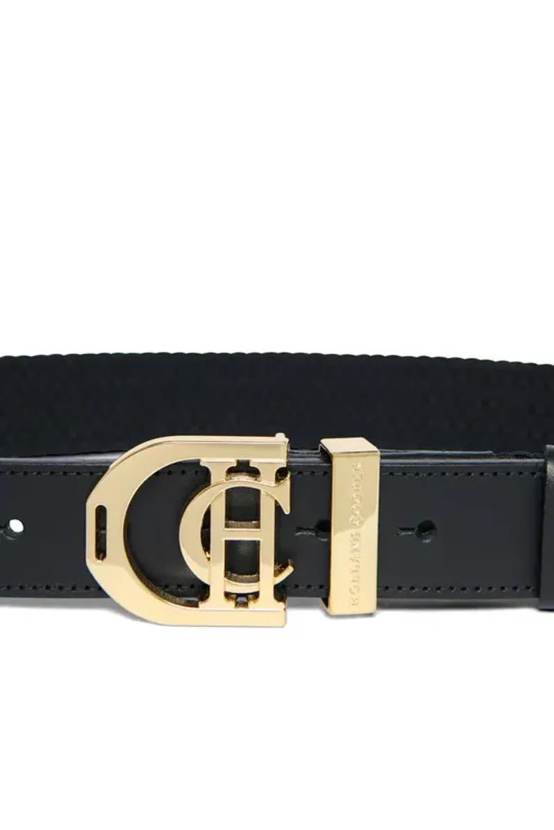 Holland Cooper Stirrup Heritage Belt in Black-2