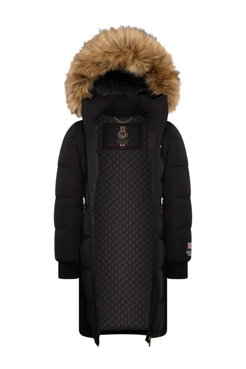 Holland Cooper Team Padded Coat Ladies in Ink Navy-8