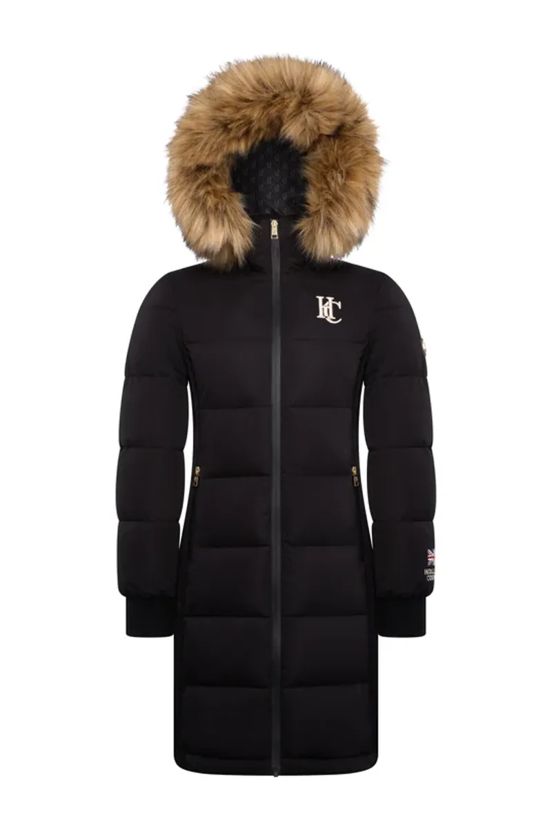 Holland Cooper Team Padded Coat Ladies in Ink Navy-7