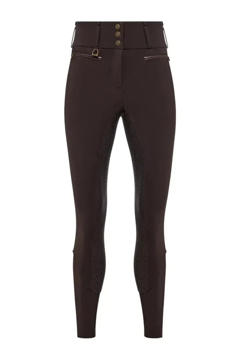 Holland Cooper Thermal Heritage Breeches Ladies in Chocolate-7