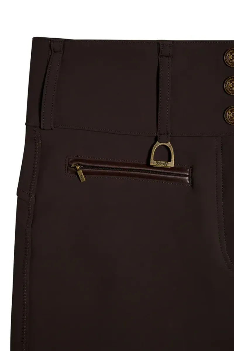 Holland Cooper Thermal Heritage Breeches Ladies in Chocolate-6