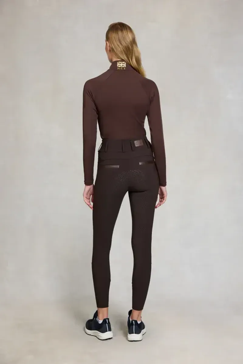 Holland Cooper Thermal Heritage Breeches Ladies in Chocolate-4