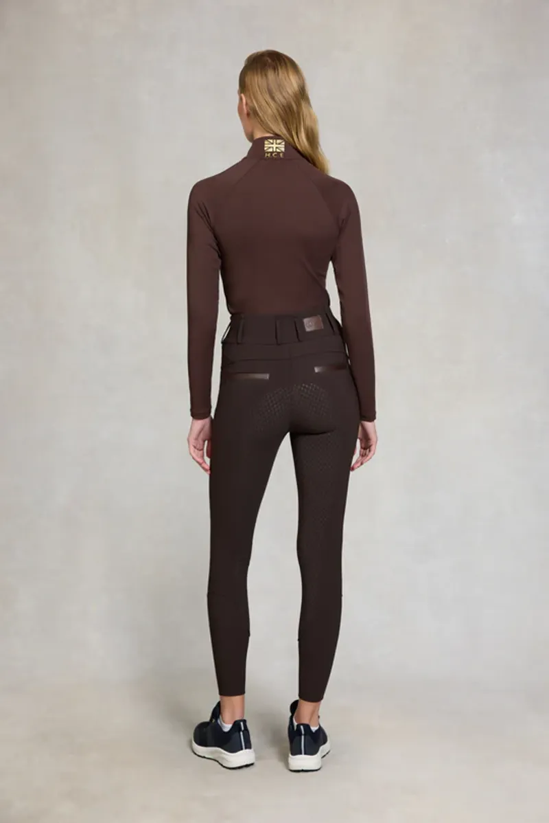 Holland Cooper Thermal Heritage Breeches Ladies in Chocolate-3