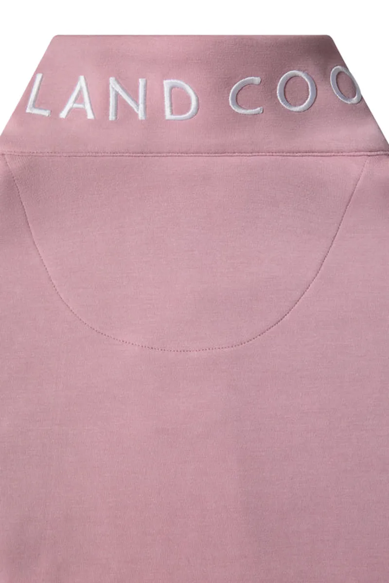 Holland Cooper Windsor Quarter Zip Sweat Ladies in Dawn Pink-6