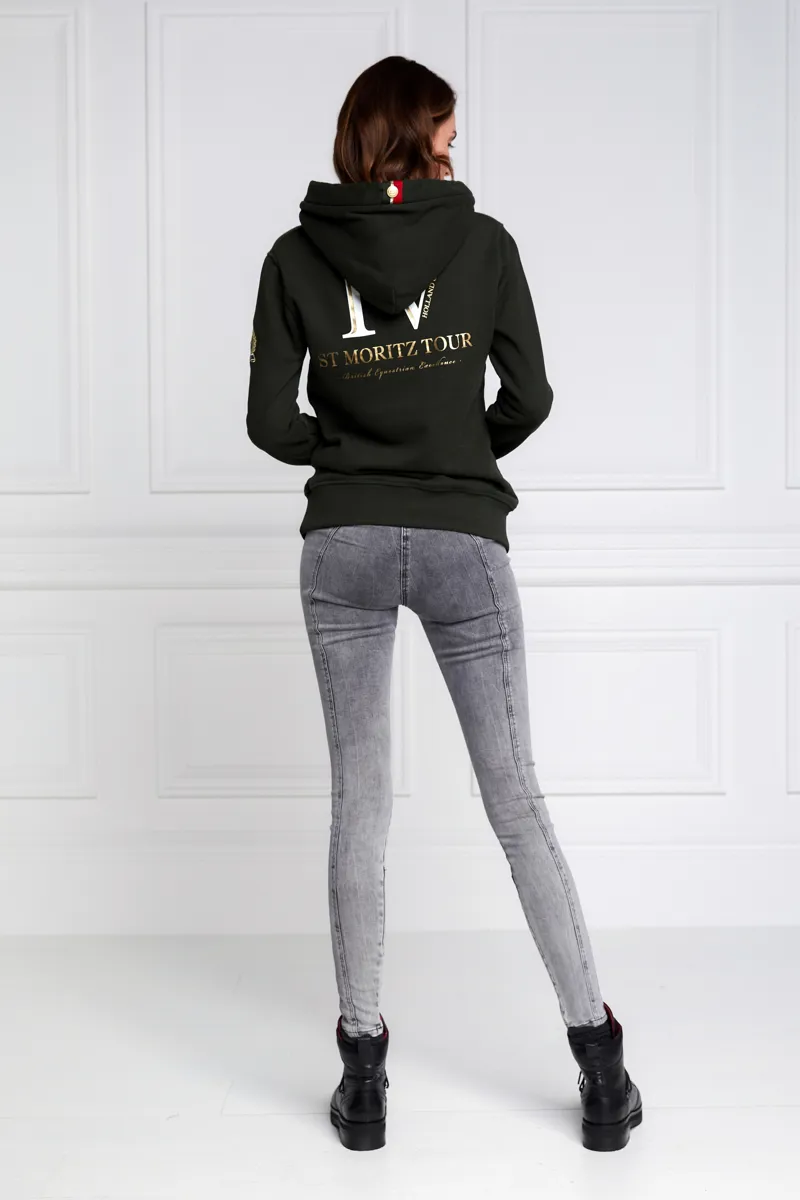 Holland Cooper Heritage Hoodie Ladies in Racing Green-7