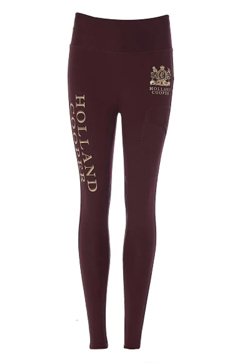 Holland Cooper Sport Leggings Ladies in Mulberry-2