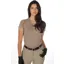 HKM Livigno Horse Head T-Shirt Ladies in Taupe