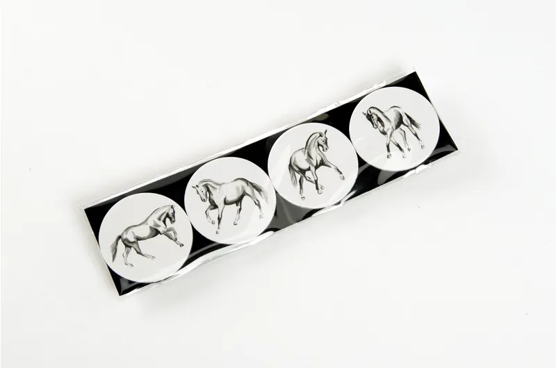 Gubblecote Horsedrawn Magnets Set of Four