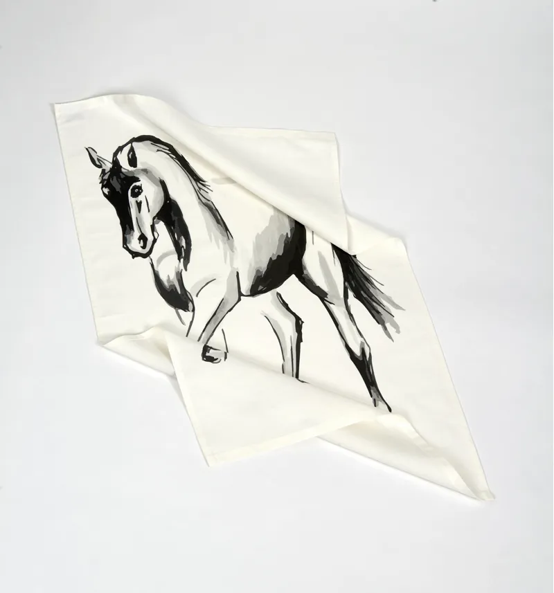 Gubblecote Horsedrawn Tea Towels Set of Two-2