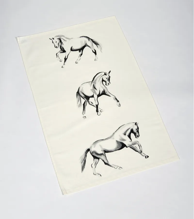 Gubblecote Horsedrawn Tea Towels Set of Two-5