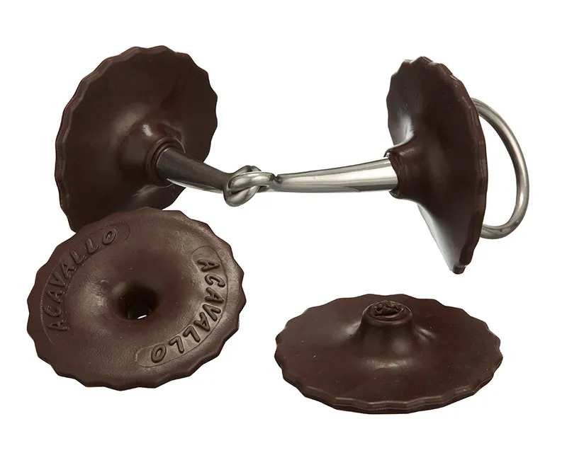 Acavallo Gel Bit Guard in Brown