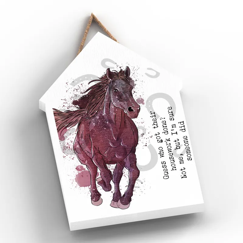 Platinum Housework Large Beach Hut Shed Plaque