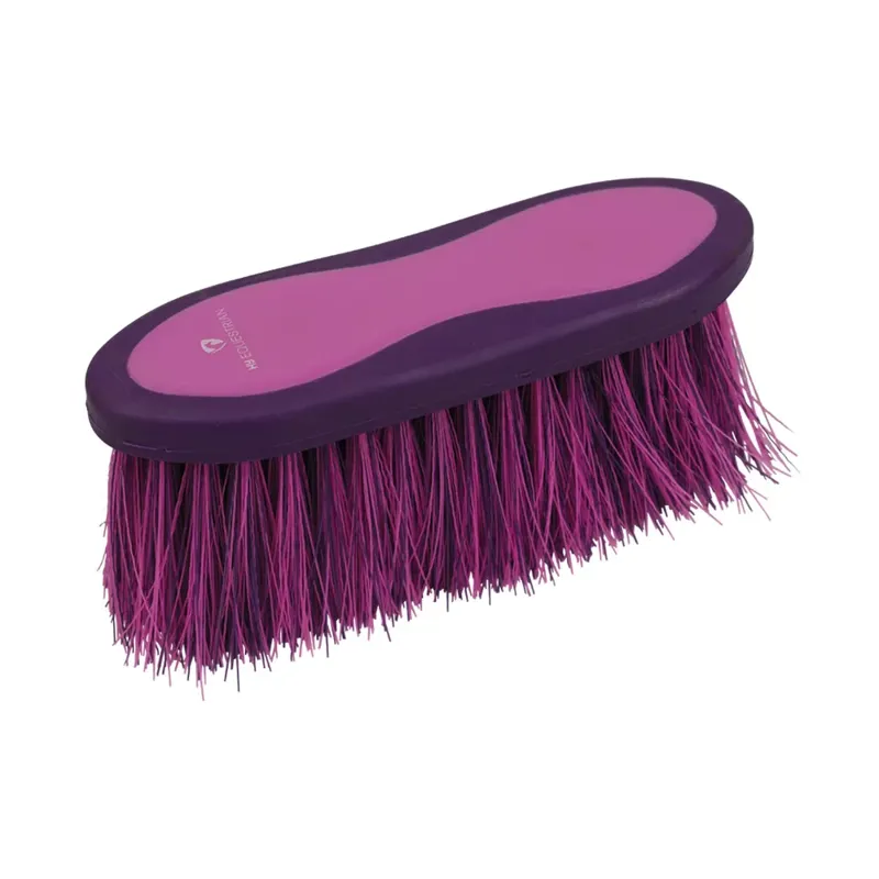 Hy Equestrian Pro Groom Long Bristle Dandy Brush in Purple