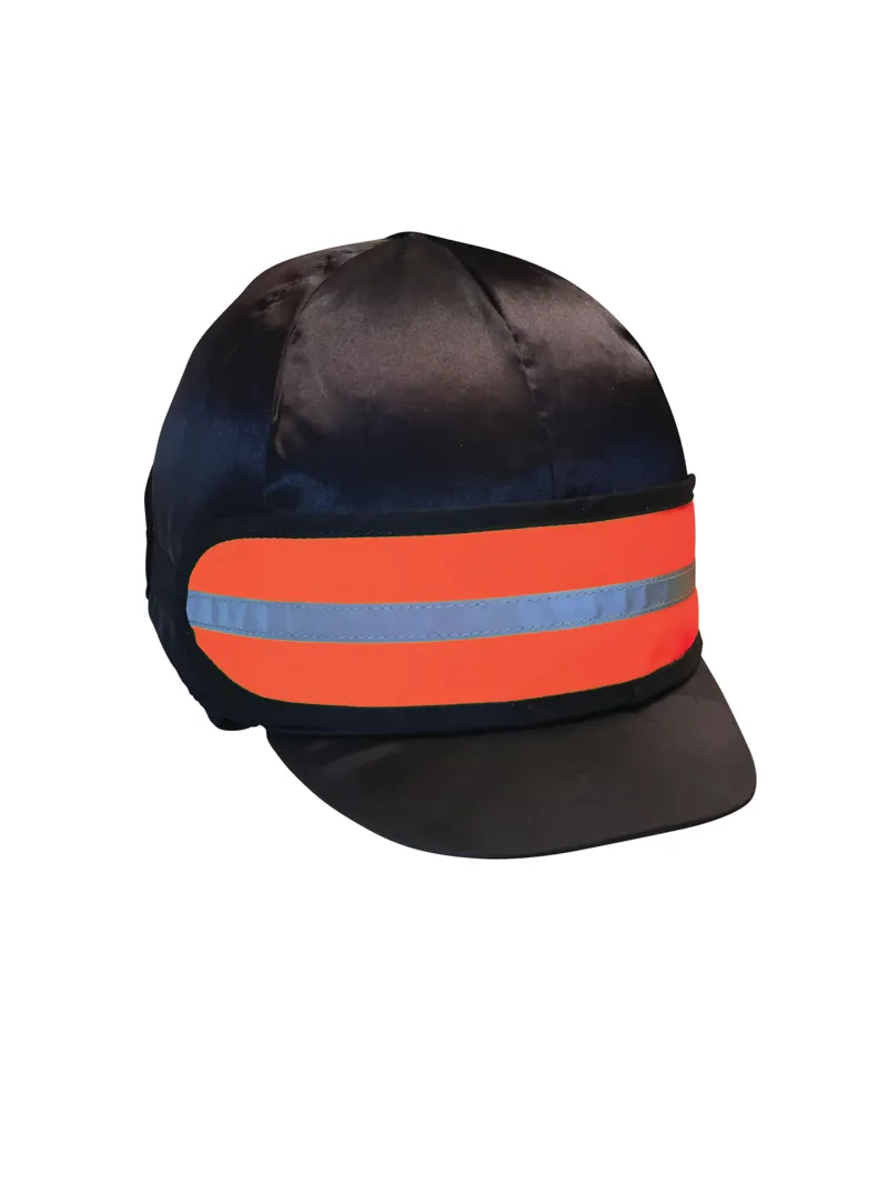 Hy Equestrian Reflector Hat Band in Orange