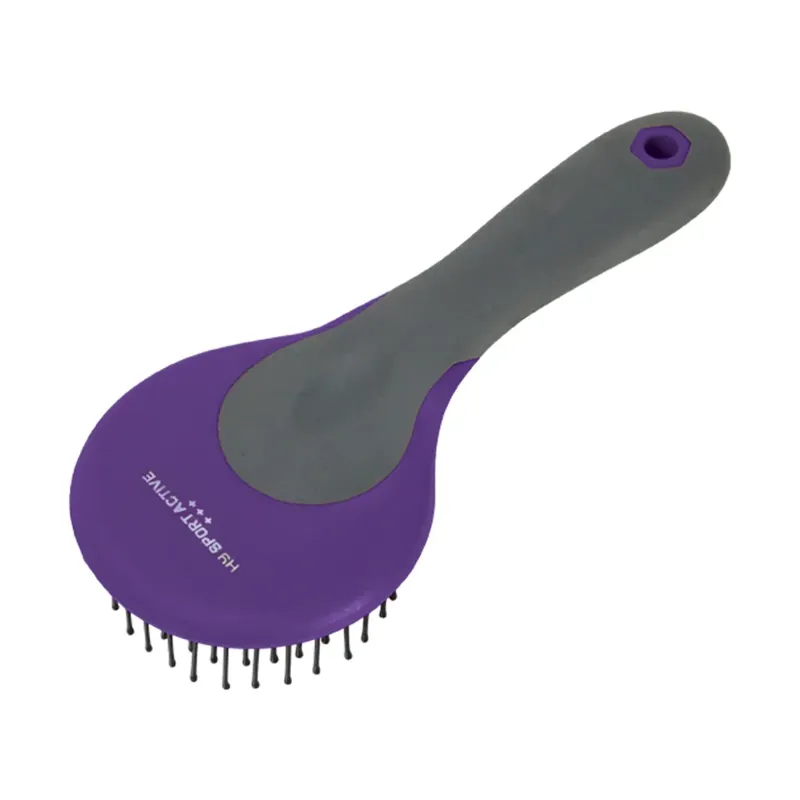 Hy Sport Active Mane and Tail Brush in Royal Violet