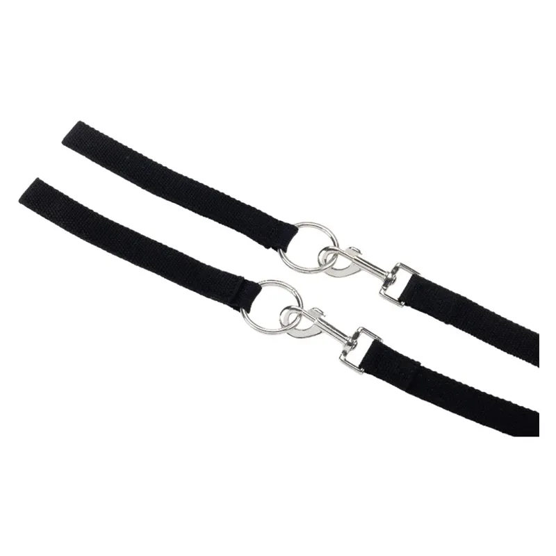 Hy Equestrian Draw Reins in Black