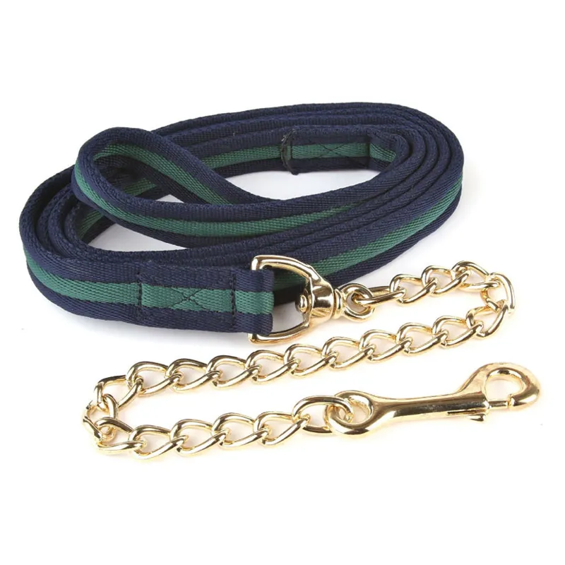 Hy Soft Webbing Lead Rein with Chain-2