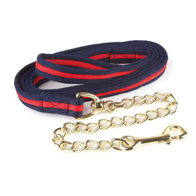 Hy Soft Webbing Lead Rein with Chain-1