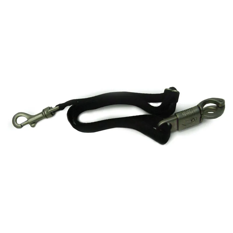 Hy Trailer Tie with Panic Hook in Black